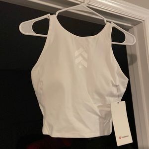 Barry’s x lululemon align high-neck tank. Brand new, never been worn, tags on.